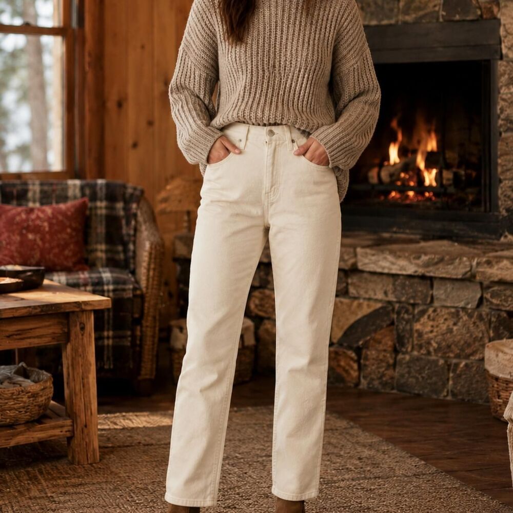 J.Crew Women's Corduroy Full Length Essential Straight Pant 30 Elevated Basics